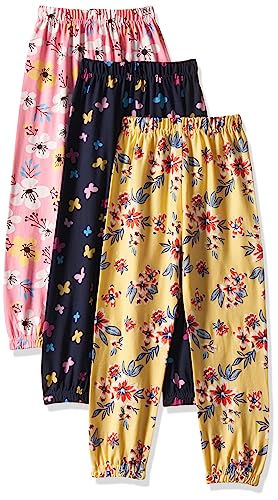 T2F Girl's Cotton Regular Fit Printed Track Pant (Pack of 3) - Image 2