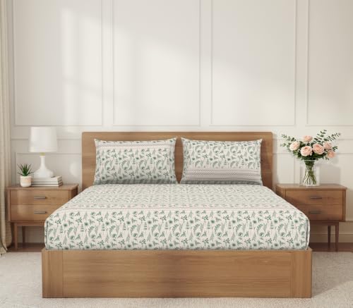 Welspun Arlo Microfiber Double Bedsheet