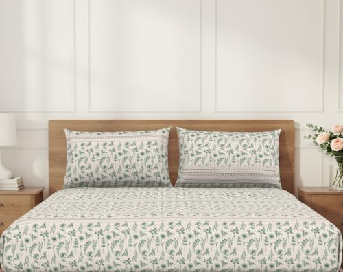 Welspun Arlo Microfiber Double Bedsheet