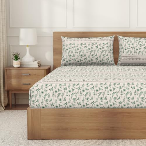 Welspun Arlo Microfiber Double Bedsheet