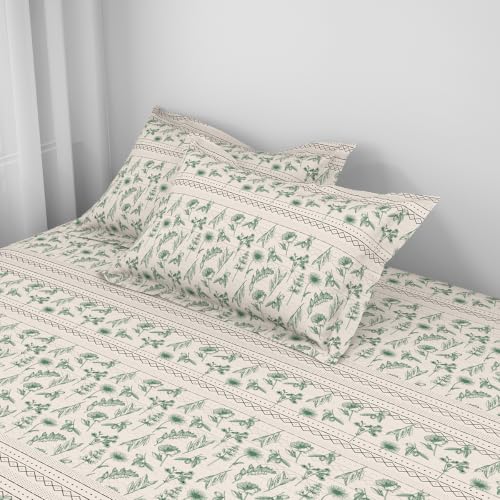 Welspun Arlo Microfiber Double Bedsheet