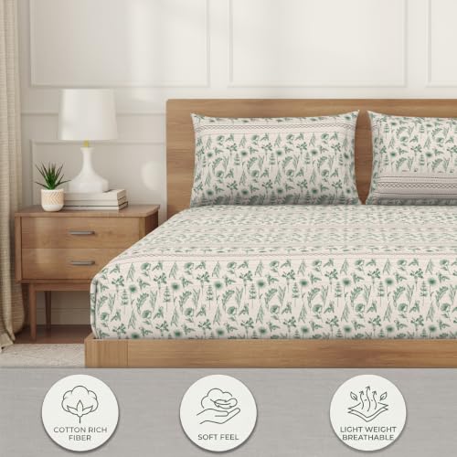 Welspun Arlo Microfiber Double Bedsheet