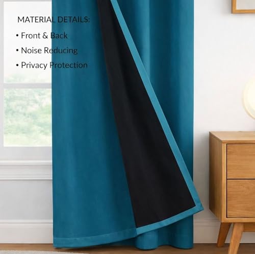 100% Blackout Curtains for Door