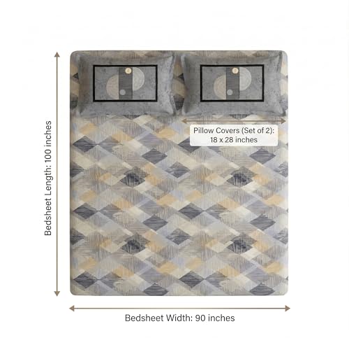 VAS COLLECTIONS Cotton Double Bedsheet