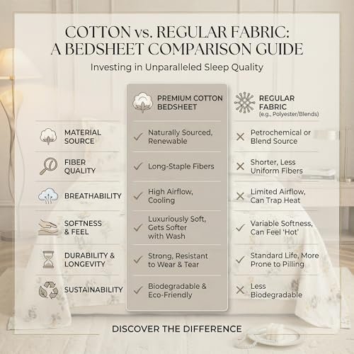 VAS COLLECTIONS Cotton Double Bedsheet