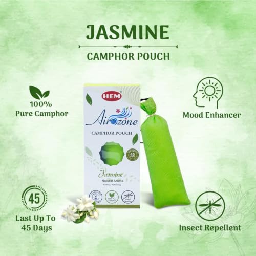 Hem Airozone Jasmine Camphor Pouch