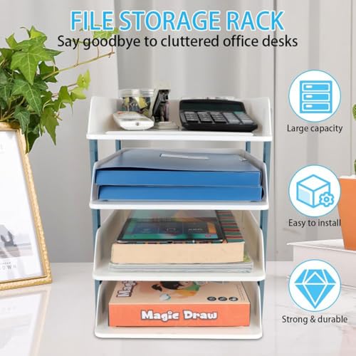 Cortina 4-Tier File Organizer, Premium