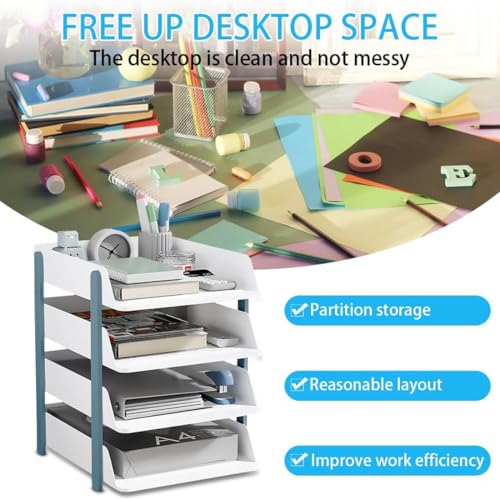 Cortina 4-Tier File Organizer, Premium
