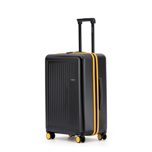 MOKOBARA Transit Check-in Trolley Bag 64cm 65L Black & Yellow