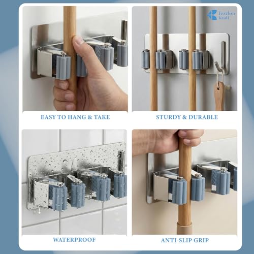 Stainless Steel Broom and Mop