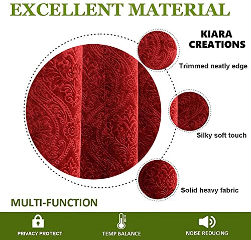 Kiara Creations Velvet Emboss Damas