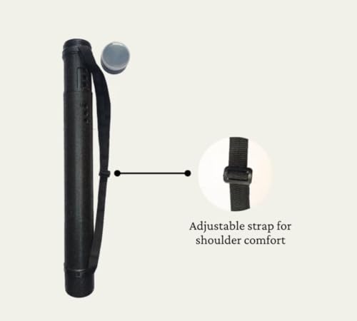 Telescopic Archery Arrow Case Carrier Tube with Adjustable Strap - Image 4