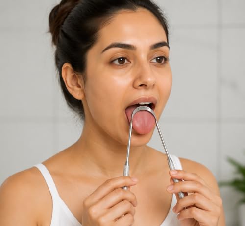 100% Stainless Steel Tongue Cleaner