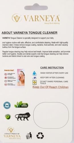 100% Stainless Steel Tongue Cleaner