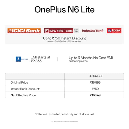 OnePlus N6 Lite | 4GB+64GB