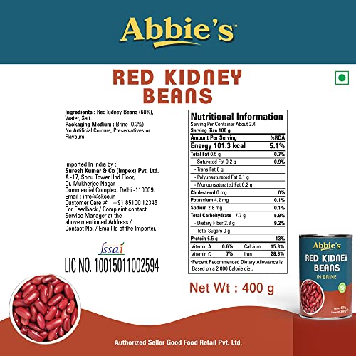 Abbie's Red Kidney Beans, 1200