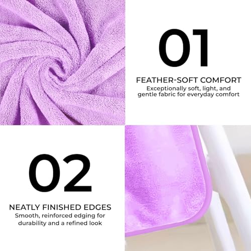MAXOSHINE Microfiber Kids Bath Towels