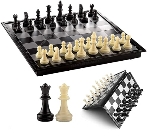 Famous Quality Folding Materials and Smooth Surface Magnetic Chess Board for Kids & Adult, 10.2-Inch