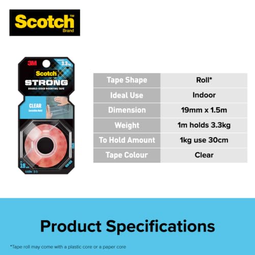 3M Scotch Transparent Double-Sided Tape