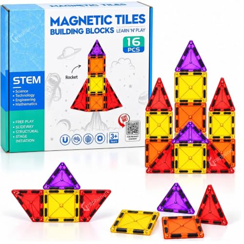 GRAPHENE Magnetic Tiles Building Blocks