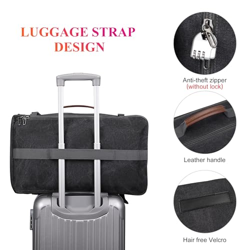 WITZMAN Canvas Backpack for Man