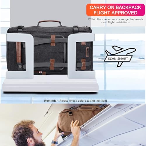 WITZMAN Canvas Backpack for Man