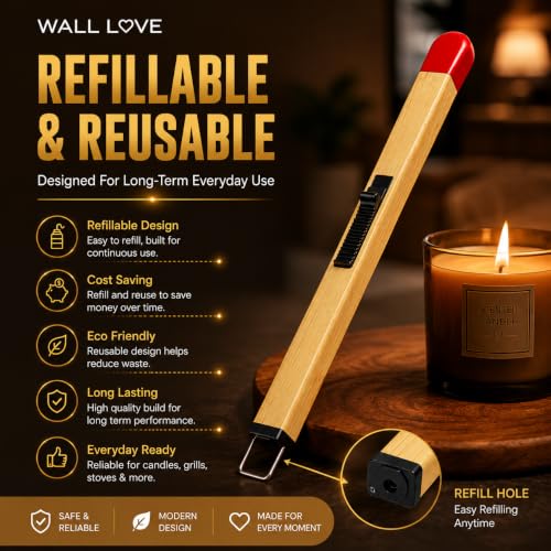 Match Stick Shaped Gas Lighter