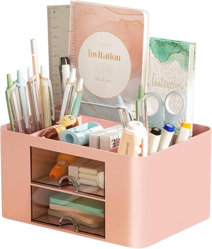 UCRAVO Office Desk Plastic Organizer