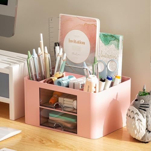 UCRAVO Office Desk Plastic Organizer