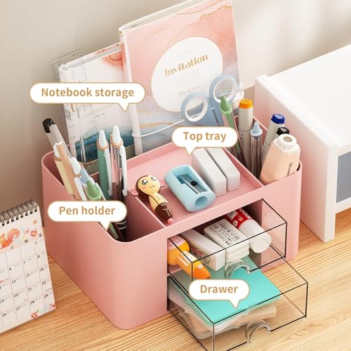 UCRAVO Office Desk Plastic Organizer