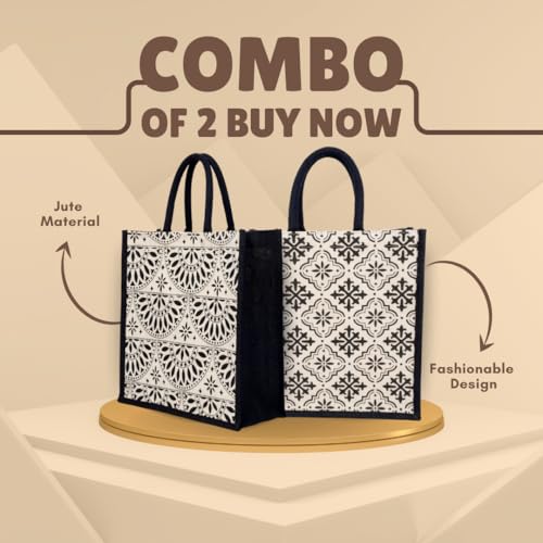 Jute Bag with Zip