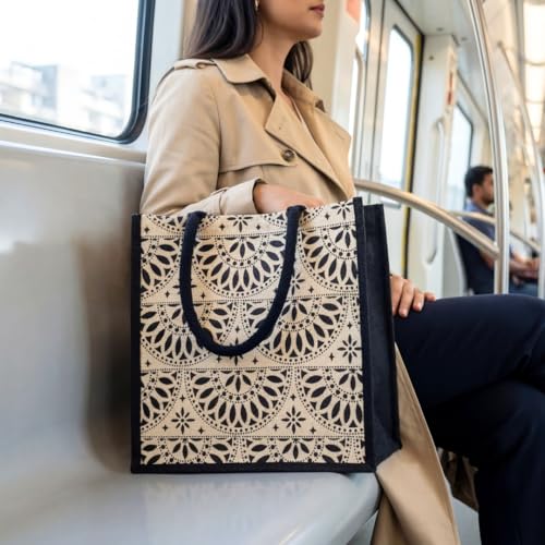 Jute Bag with Zip
