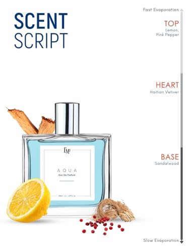 EM5 Aqua Perfume for Men | Citrus Long Lasting EDP 50 ml - Image 4