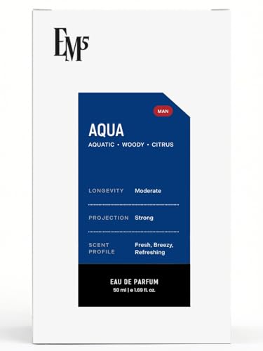 EM5 Aqua Perfume for Men | Citrus Long Lasting EDP 50 ml - Image 6