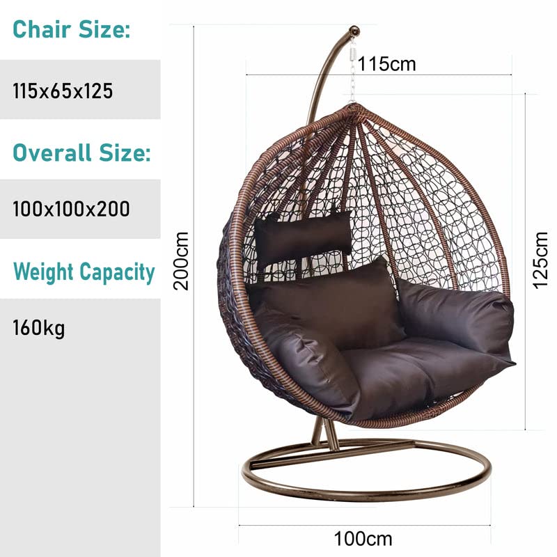 Rattan Furniture Single Seater Swing