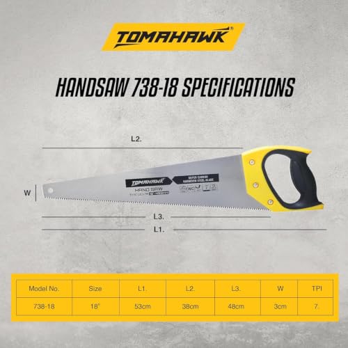 TOMAHAWK® Heavy-Duty Hand Saw 18