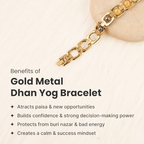 Astrotalk Metal Dhan Yog Bracelet