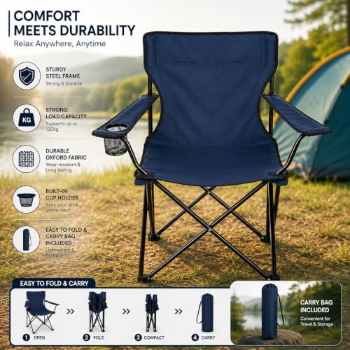Portable Camping Chair Foldable Outdoor