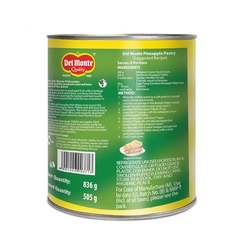 Del Monte Quality Pineapple Tidbits