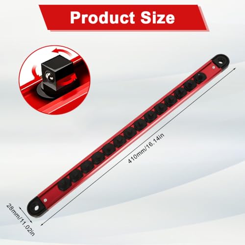 STHIRA 1/4in Socket Organizer, 14
