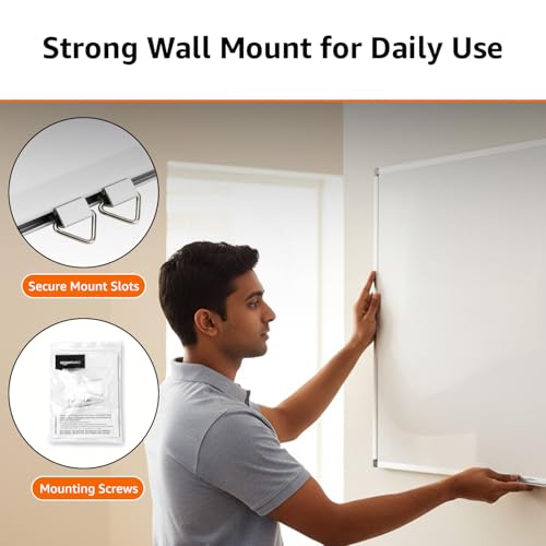 Amazon Basics Whiteboard Drywipe Magnetic