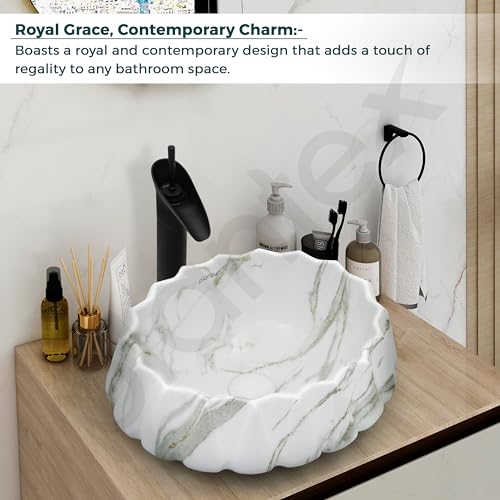 Plantex Ceramic Basin for Bathroom/Table