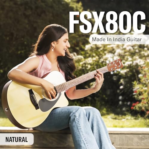 Yamaha spruce wood FSX80C Semi-Acoustic