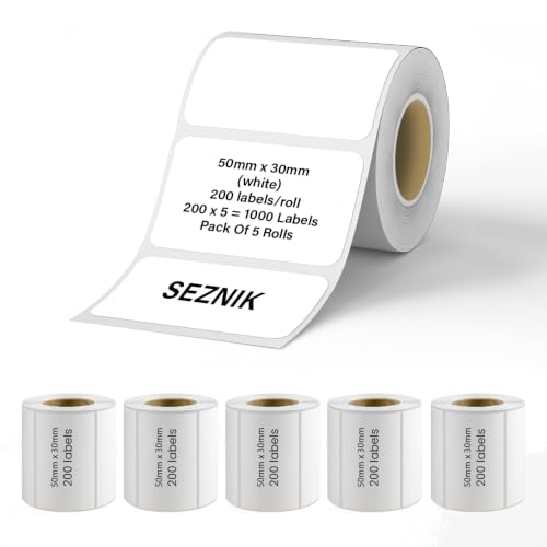 Seznik Thermal Lables, 50mmx30mm Labels