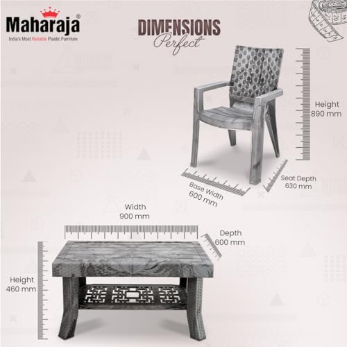 MAHARAJA Luxury Plastic Armchair &