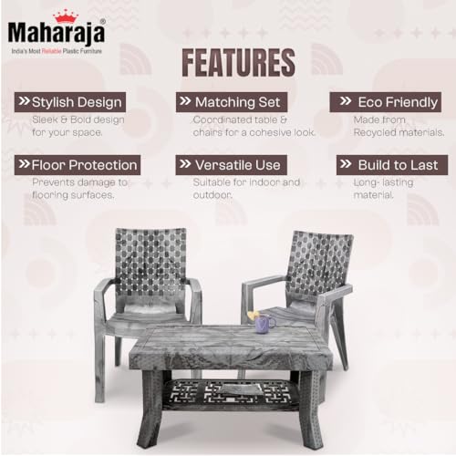 MAHARAJA Luxury Plastic Armchair &
