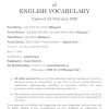 Blackbook of English vocabulary 2026