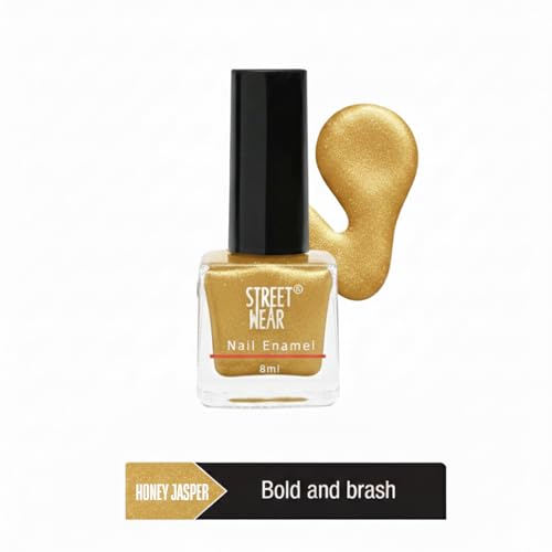 Street Wear Nail Enamel - Honey Jasper 8ml - Image 2