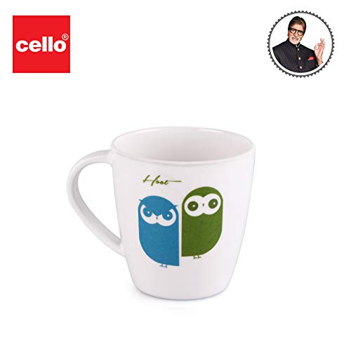 Cello Melamine Mugs - Set of 4, Multicolour, 200ml - Image 2