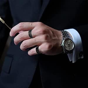 MEENAZ Black Rings for Men